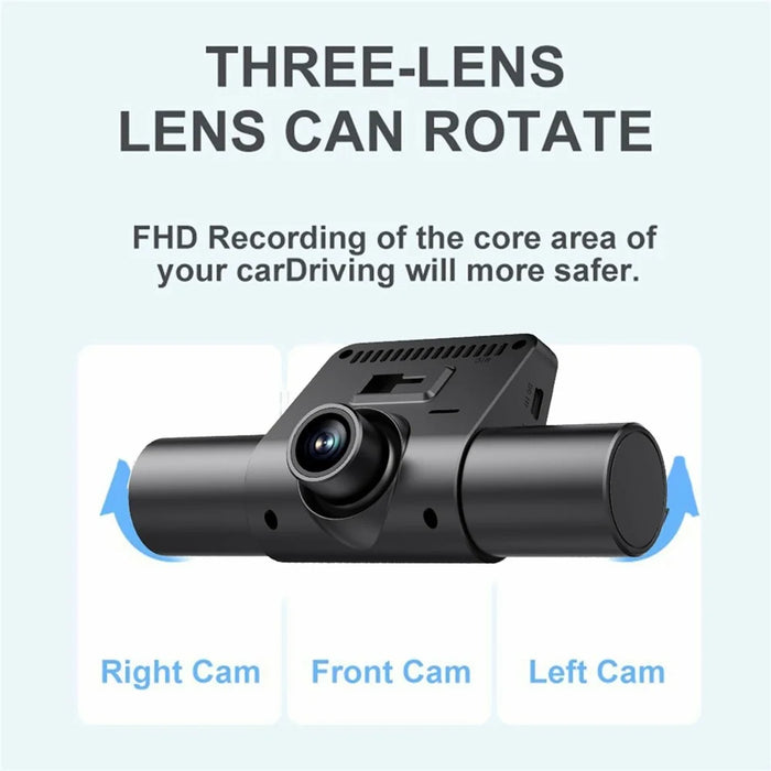 M80 Pro Car DVR Dash Cam 1080P Night Vision Parking Monitoring 4 Cameras Car Driving Recorder - 6