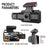 Front and Rear Recording Dash Cam 1080P HD Night Vision Car Camera Recorder ( without WiFi ) - 5