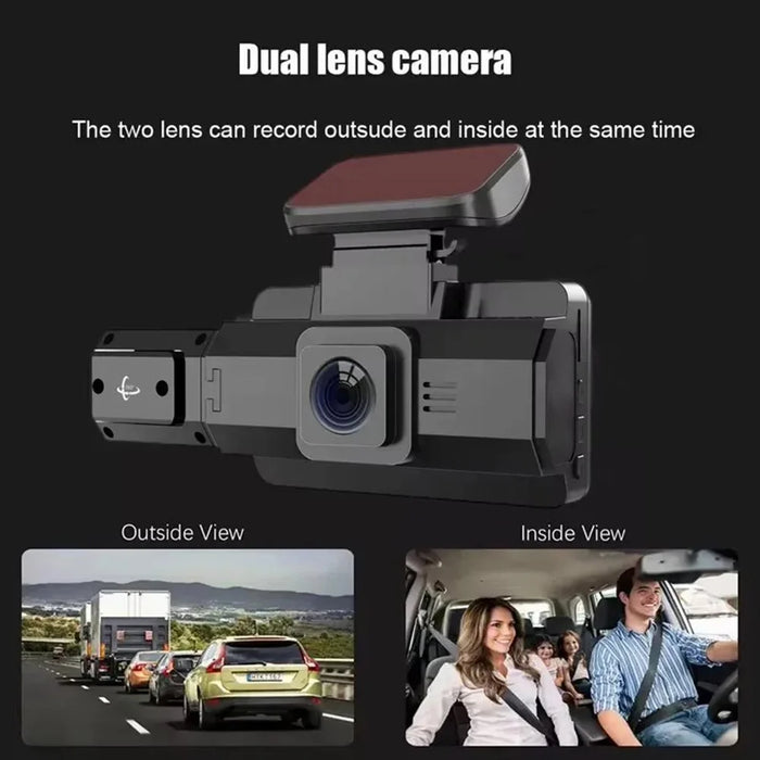 Front and Rear Recording Dash Cam 1080P HD Night Vision Car Camera Recorder ( without WiFi ) - 6