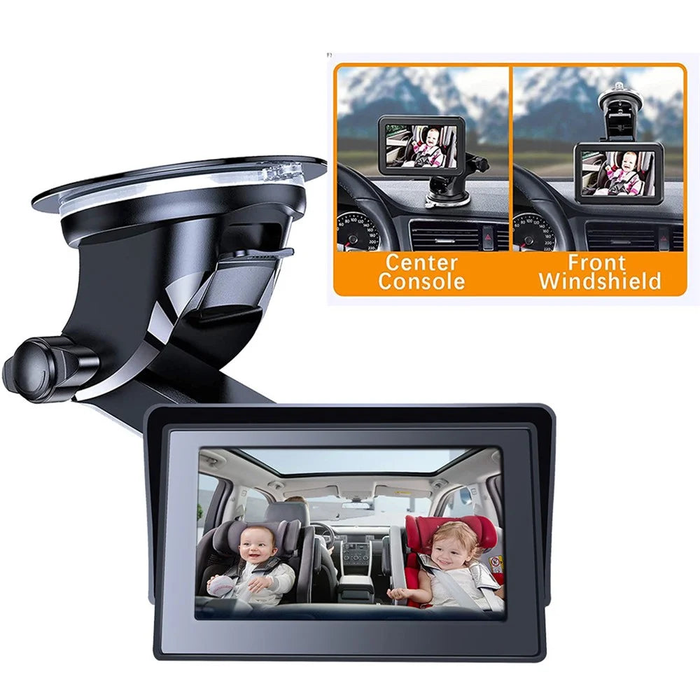 R5037 360 Degree Rotatable 4.3 Inch Night Vision Sucker Mount Car Baby Monitor Camera for Safety Driving - 3