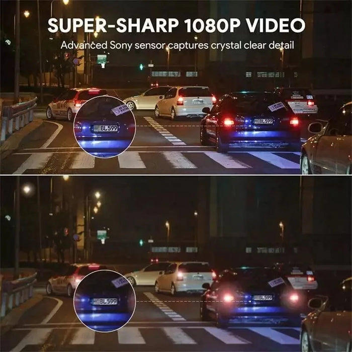 170 Degree Wide Angle 1080P HD WiFi Dash Cam Night Vision G Sensor Car DVR Camera - 7