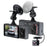 Triple Lens Dashcam 3 Inch IPS Screen 1080P HD Night Vision Car Recording WiFi Camera - 4