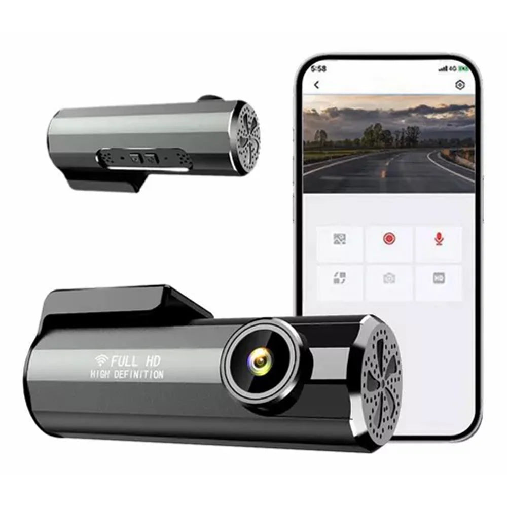 1080P HD Lipstick Size Dash Cam WiFi Smartphone Viewing Voice Control Camera with Parking Monitor - 2