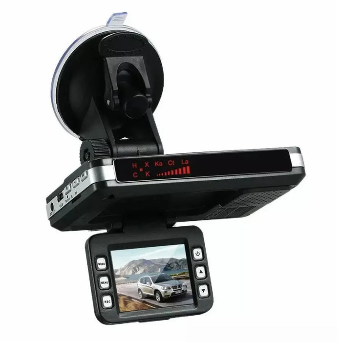 2 In 1 Night Vision Car DVR Speed Camera Alert Dash Cam Radar Detector ( Russian Version ) - 1