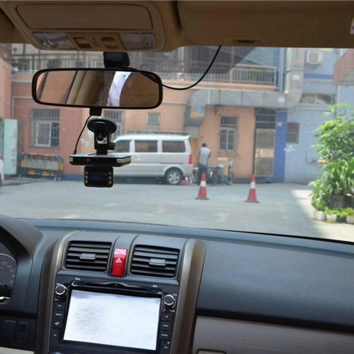 2 In 1 Night Vision Car DVR Speed Camera Alert Dash Cam Radar Detector ( Russian Version ) - 6