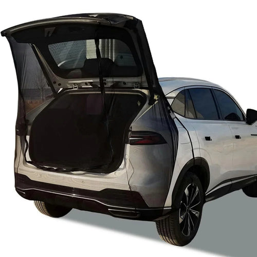 Car Tailgate Mesh Screen Anti Mosquito Insect Net for Outdoor Camping Trunk Protection, Size L - 1