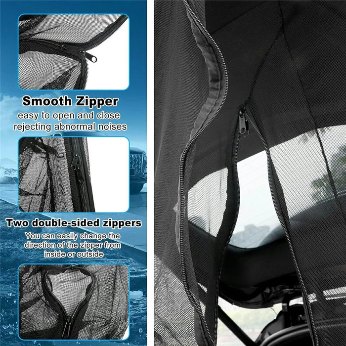 Car Tailgate Mesh Screen Anti Mosquito Insect Net for Outdoor Camping Trunk Protection, Size L - 4