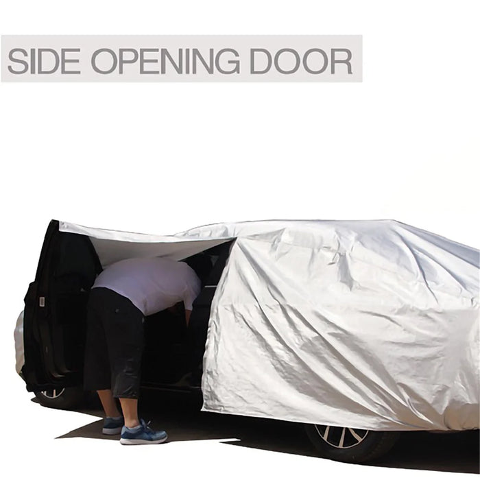 Outdoor Full Protection Car Cover Snowproof Sunshade Waterproof Dustproof Cover for SUV - Black / M - 3