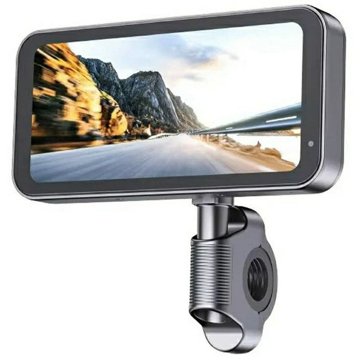 SJCAM RD10 6.25 Inch CarPlay  /  Android Auto Wireless Screen Mirroring Dual Camera Waterproof Motorcycle Dash Cam - 1