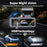 4K+2.5K Front and Rear Lens Dash Cam GPS ADAS BSD Intelligent Driving Night Vision Car DVR - 5