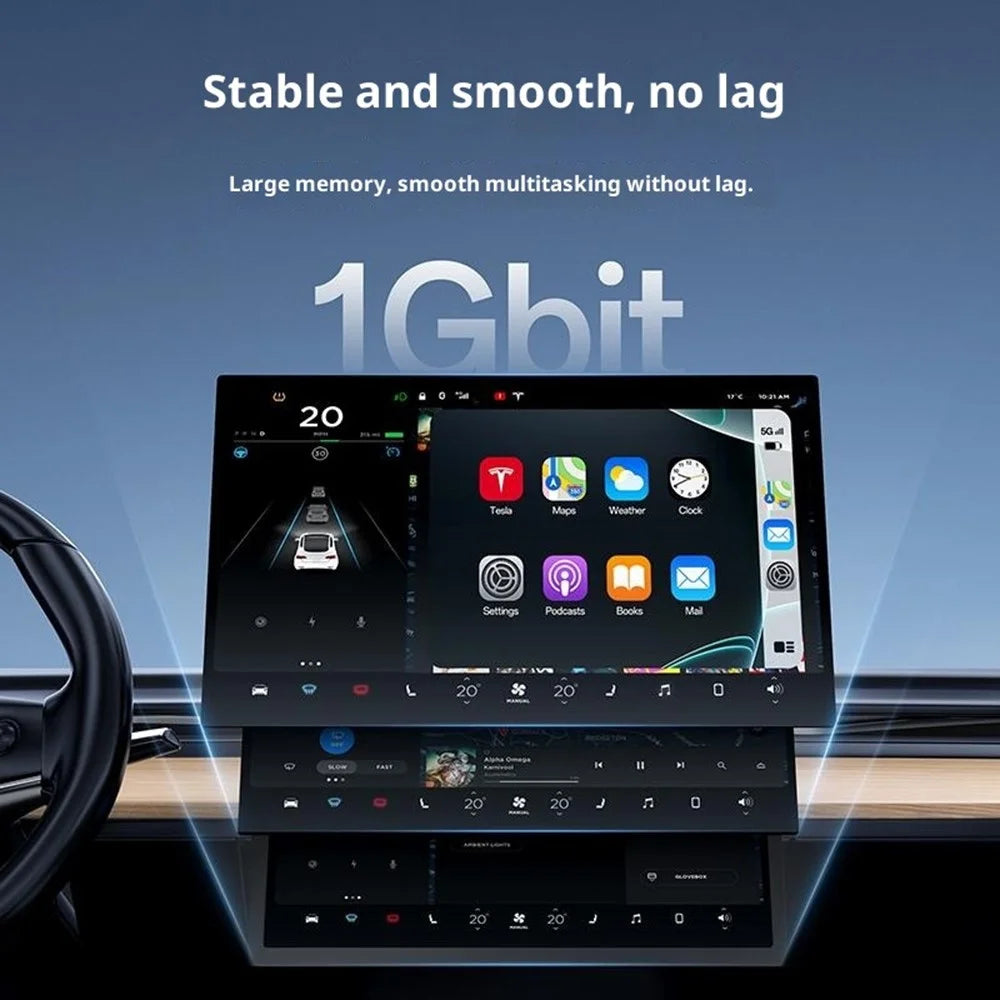 YESIDO KM29 Wireless CarPlay Adapter For Car Stereo 5G  /  2.4G Dual Band WiFi OTA Upgradable - 5