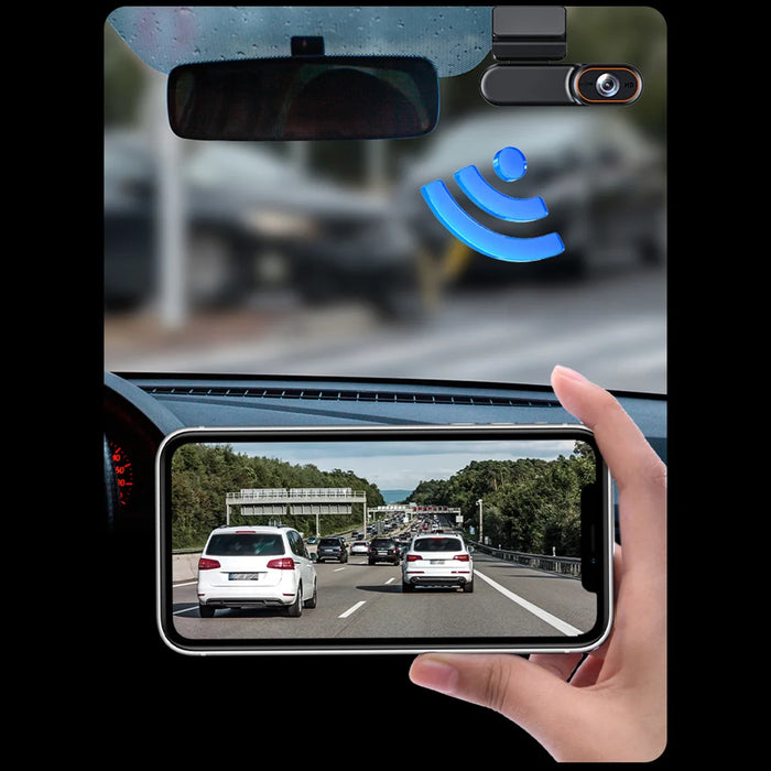 DG23 Single Recording Camera 1080P HD 4G Dash Cam Car DVR with Track View - 4G International Version - 5