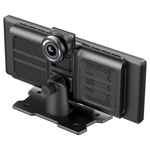 H18C 10.26 inch Wireless CarPlay Dash Cam 4K+1080P Dual Lens Casting MP5 with Night Vision /  Wide Angle Car DVR For Android - 1