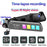 8402 Triple Display WiFi 1080P HD Reverse Camera 10 Inch Touchscreen Rearview Mirror Dash Cam - 2