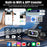 C313 1080P WiFi Dash Cam 4-Channel DVR Wireless Night Vision Parking Monitor Reverse Camera - Black - 5