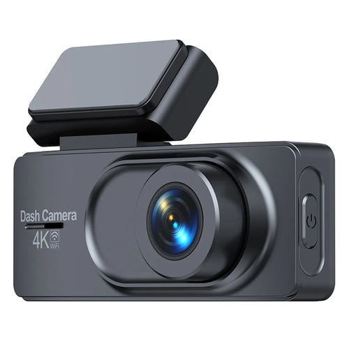 L50 4K Dash Cam Front Rear Dual Camera 160 Degree Wide Angle WiFi Parking Monitor Driving Recorder - Black - 1