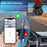Y06 4K Front + 2K Rear Dash Cam 3.0 Inch IPS Screen Loop Recording Night Vision Driving Recorder Camera - Black - 6
