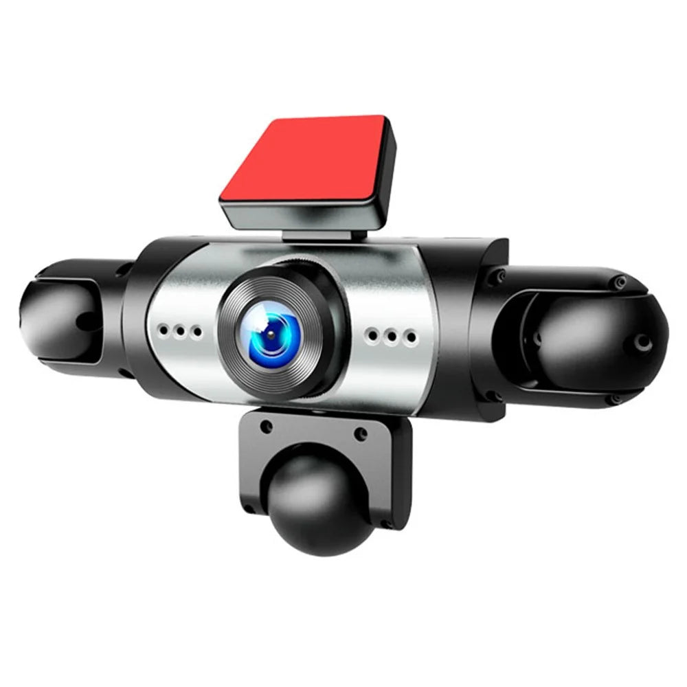 W8 5-Camera Dash Cam 360 Degree Recording 1080P HD Car DVR Front Rear Interior Side View Parking Monitor - 1