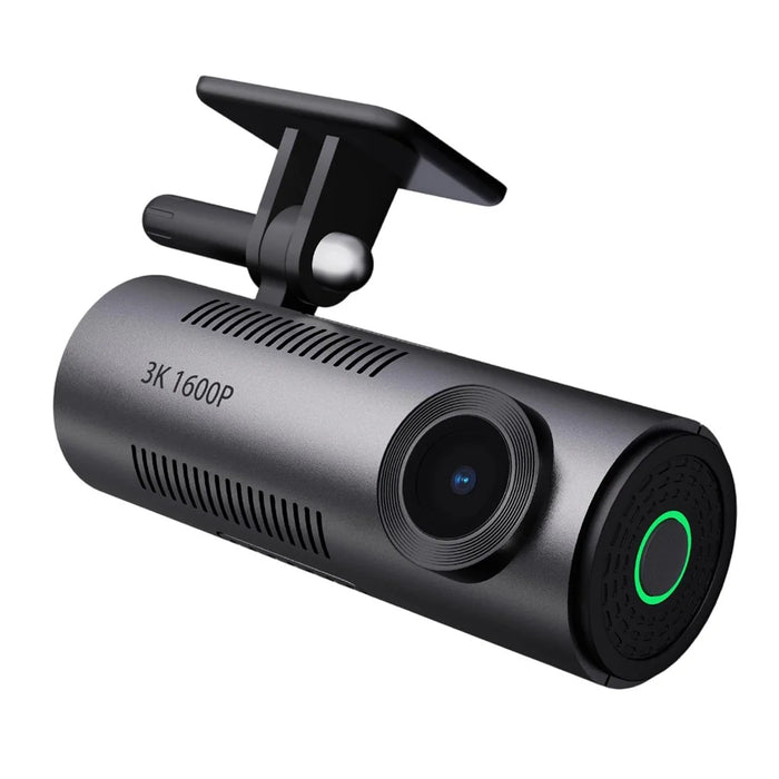 V71Pro 4K Dash Cam WiFi Loop Recording 1600P 170 Degree Wide Angle Night Vision Car DVR- Grey - 1