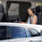 NMOISS M Size Magnetic Car Side Window Sunshade Zipper Suction Cup Design UV Protection Privacy Curtain - Black - 1