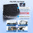 NMOISS M Size Magnetic Car Side Window Sunshade Zipper Suction Cup Design UV Protection Privacy Curtain - Black - 7
