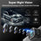 V56 4K 1080P Dash Cam Front Rear Camera GPS 5GHz WiFi Night Vision Parking Monitor Car DVR - Black - 6