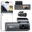 V69 4K 1080P Dash Cam Front Rear Dual Camera Night Vision GPS Track Parking Monitor WiFi Car DVR - Grey - 1