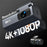 V69 4K 1080P Dash Cam Front Rear Dual Camera Night Vision GPS Track Parking Monitor WiFi Car DVR - Grey - 2