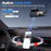 V69 4K 1080P Dash Cam Front Rear Dual Camera Night Vision GPS Track Parking Monitor WiFi Car DVR - Grey - 4