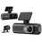 D19 MAX 4K Front + 1080P Rear Dual Lens Dash Camera Wide Angle Night Vision WiFi GPS Car Recorder - Black - 1