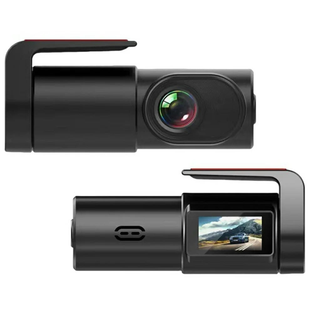 K8 USB Powered Dash Cam 1080P HD Night Vision WiFi Car Driving Recorder - Black - 1