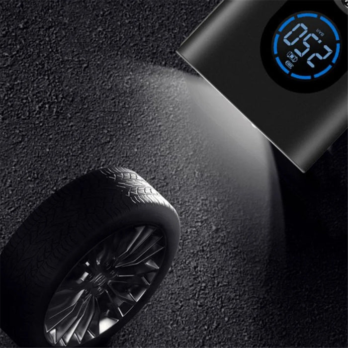 M8 Small Portable Multi-functional Smart Wireless Inflator Car Bicycle Tire Electric Car Pump Motorcycle Inflatable Pump - 6
