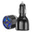 BK-359 Five Charging Ports Car Charger QC 3.0 USB Fast Car Charging Power Adapter - Black - 1
