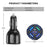 BK-359 Five Charging Ports Car Charger QC 3.0 USB Fast Car Charging Power Adapter - Black - 7