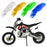 Universal Motorcycle Plastic Front Fenders Mudguard for KX/DRZ/CRF/YZF/WR Off-Road Motorcycle - Blue - 3