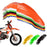 Universal Motorcycle Plastic Front Fenders Mudguard for KX/DRZ/CRF/YZF/WR Off-Road Motorcycle - Blue - 6