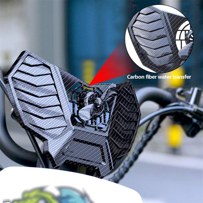 SUMOCHEPIN Motorcycle Extension Spoiler Windshield Windscreen Air Deflector for Mavericks F0 - 4