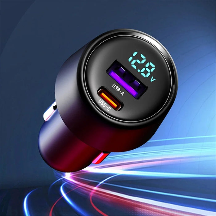 LOHEE S-31 Car Charger PD 87W Strong Power Fast Charging Car Charging Cigarette Lighter Adapter - 2