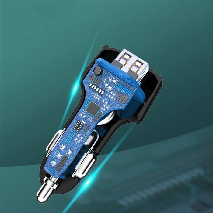 LOHEE S-31 Car Charger PD 87W Strong Power Fast Charging Car Charging Cigarette Lighter Adapter - 4