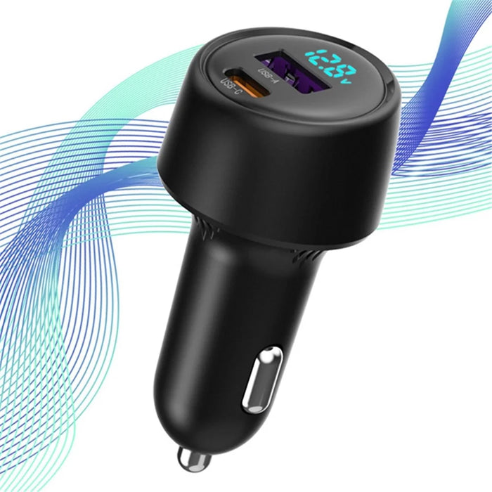 LOHEE S-31 Car Charger PD 87W Strong Power Fast Charging Car Charging Cigarette Lighter Adapter - 6