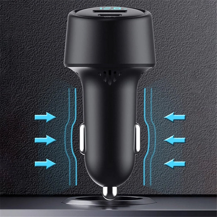 LOHEE S-31 Car Charger PD 87W Strong Power Fast Charging Car Charging Cigarette Lighter Adapter - 7
