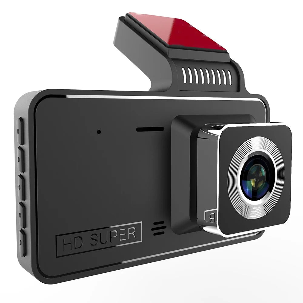 V2 4.0 inch IPS Screen HD Driving Recorder 1280x720P Front / 640x480P Rear Dual Lens Car Dash Cam Video Recorder - 2