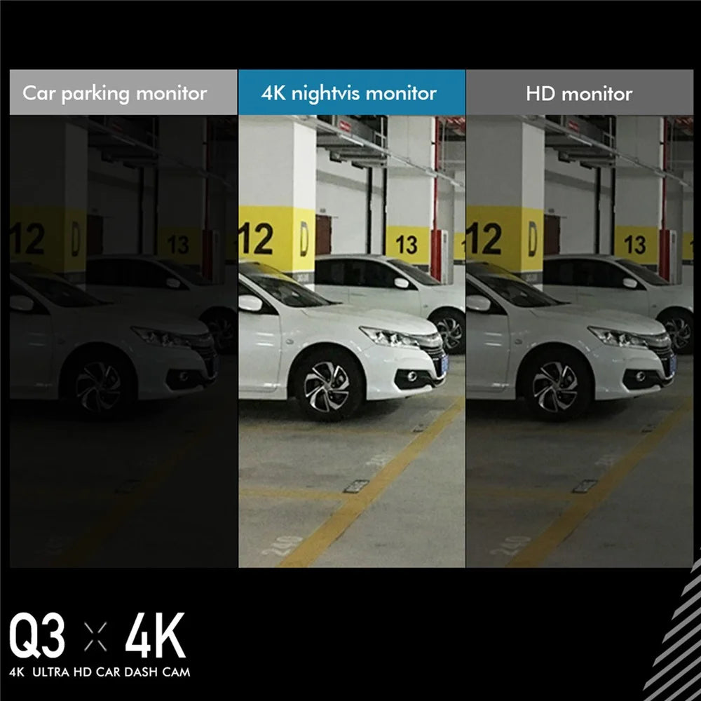 ANYTEK Q3 3-inch IPS HD Screen Dual Camera Video Super Capacitor Hidden G-sensor Car Recorder - 7