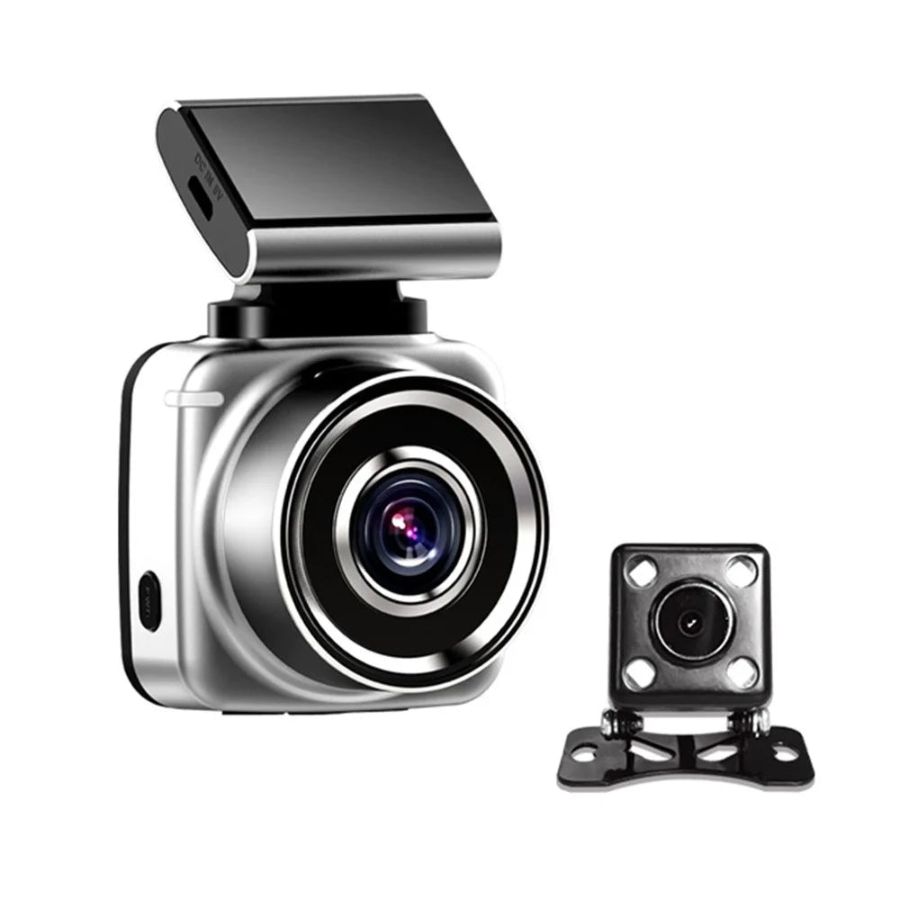 ANYTEK Q2M 2.0-inch HD 2K Car DVR Parking Monitoring Night Vision Front Rear Dual Camera Driving Recorder Dash Cam - 1