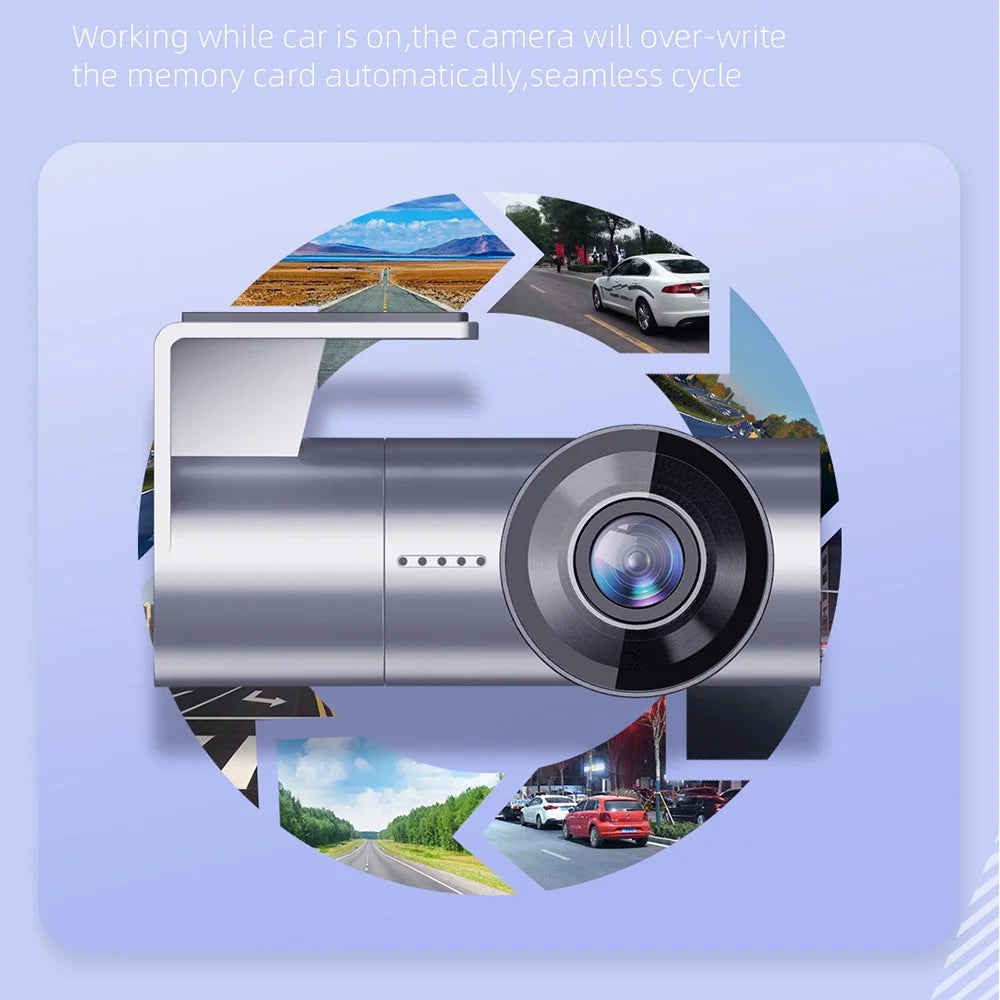 ANYTEK Q1 Dash Cam Car DVR HD 1080P Mini Parking Monitor WiFi Connect Driving Camera Recorder - 5