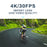 4K 30FPS Head-Mounted Video Camera WiFi Wearable Motorcycle Bike Video Recorder Camera with Microphone - 4
