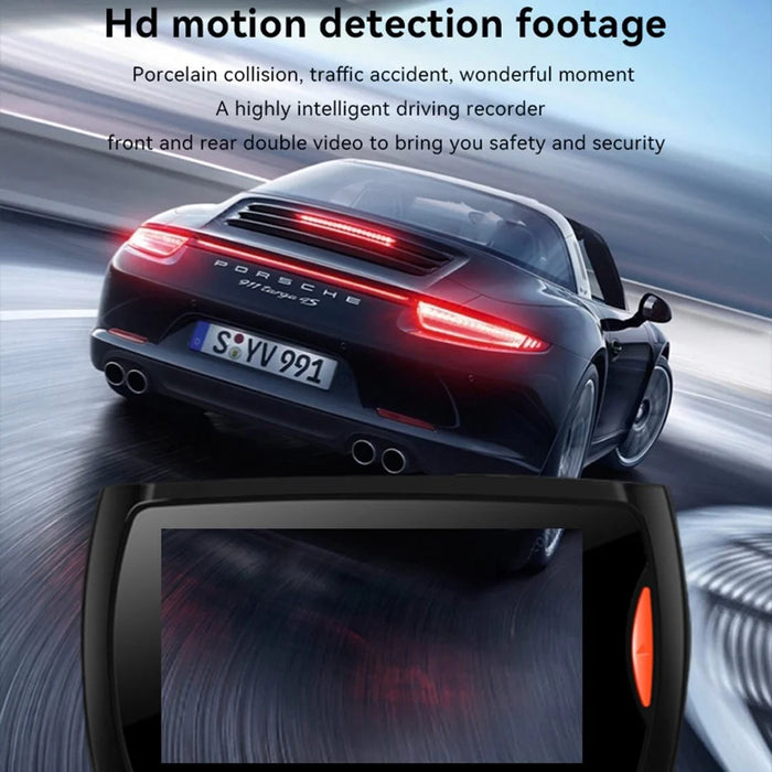 G30 2.4-inch Car DVR Parking Monitoring Night Vision Dash Cam Front Rear Dual Camera Driving Recorder - 4