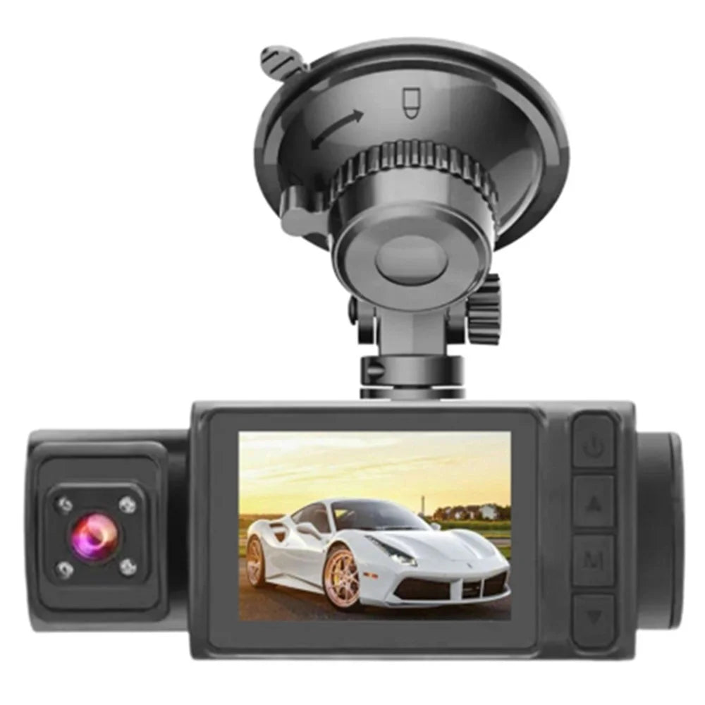 G12 1080P DVR Dash Camera Front / Inside / Rear Camera 2 Inch Screen Night Vision Driving Recorder - 1