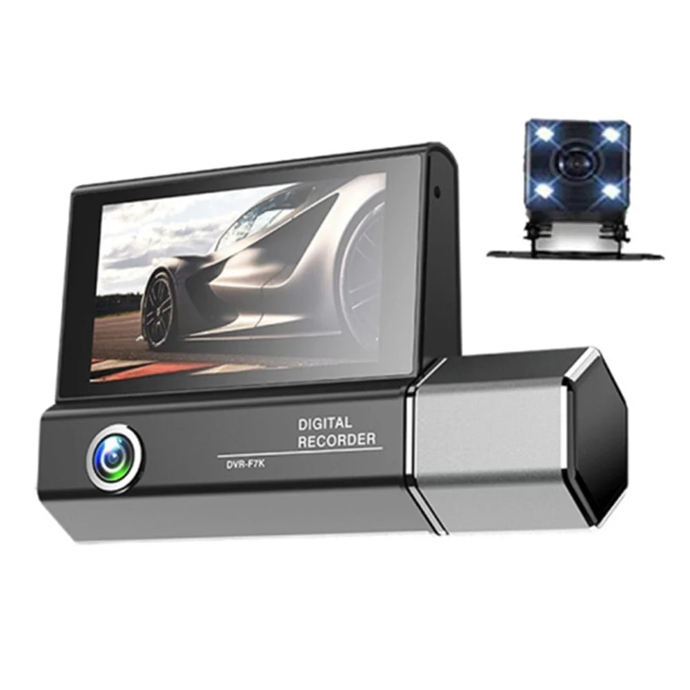 F10 3.0 Inch HD 1080P Car Dash Cam Data Recorder Wide Angle Night Vision G-sensor Parking Monitor - 1