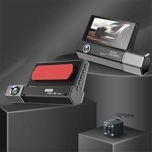 F10 3.0 Inch HD 1080P Car Dash Cam Data Recorder Wide Angle Night Vision G-sensor Parking Monitor - 2